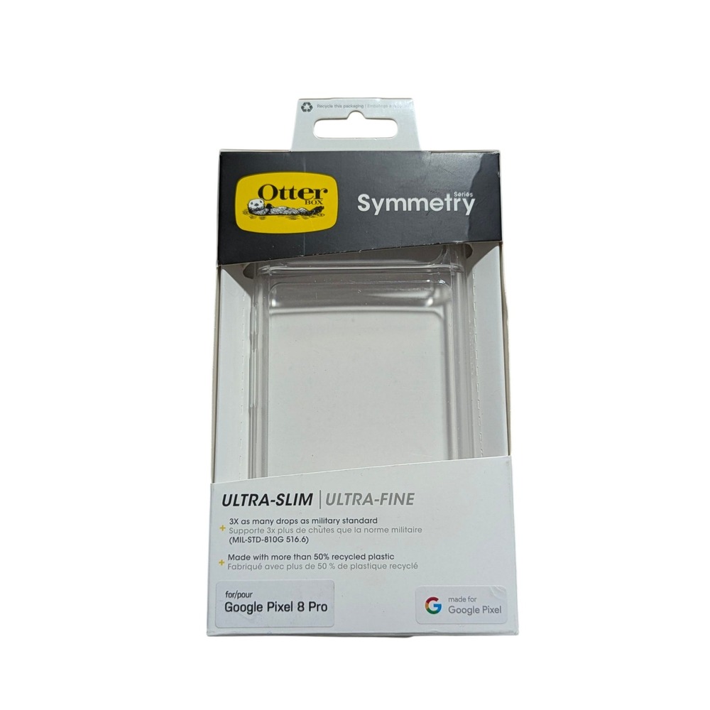 1X2N Phone Case For Google Pixel 8 Pro In Clear By OtterBox Symmetry series